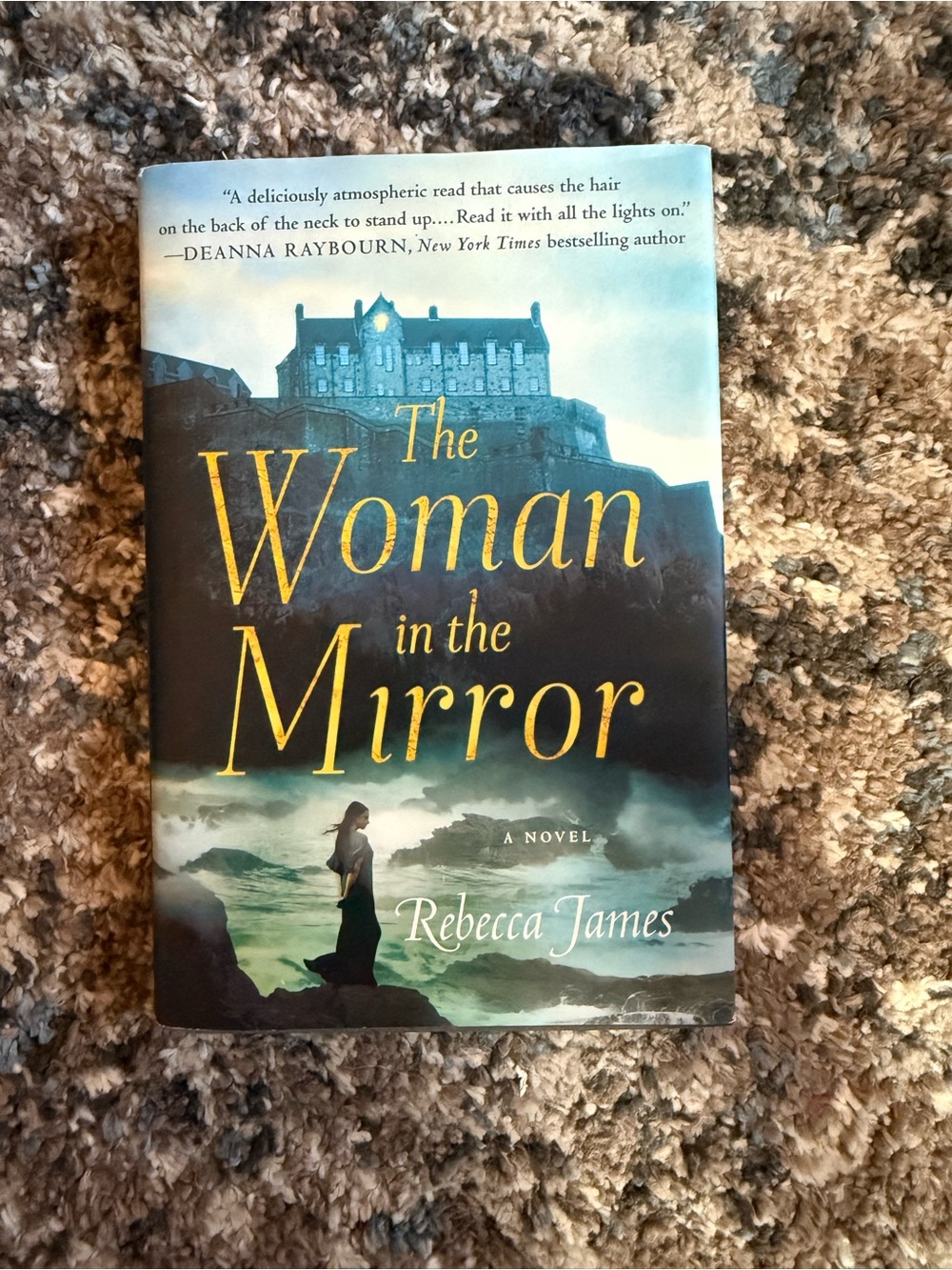 The Woman in the Mirror by Rebecca James - Teal & Yellow Paperback